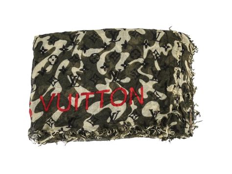 louis vuitton monogramouflage scarf